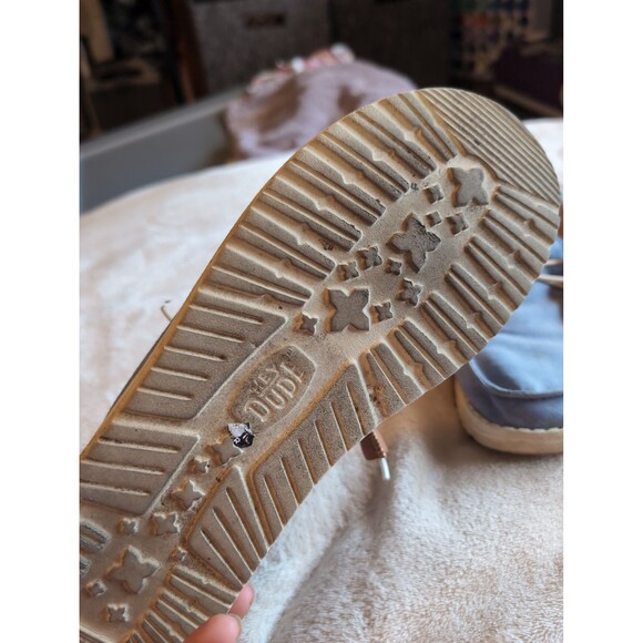 Blue hey dude shoes size 8 - Picture 4 of 5